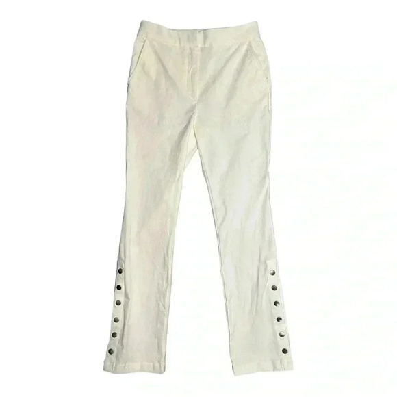 DEREK LAM 10 CROSBY Tesse Snap-Leg Flared Pants Size 2 - Picture 4 of 9